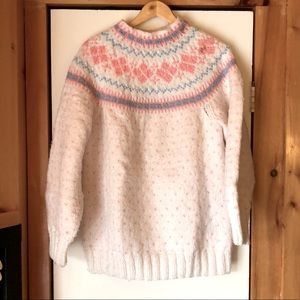 Hand knitted sweater